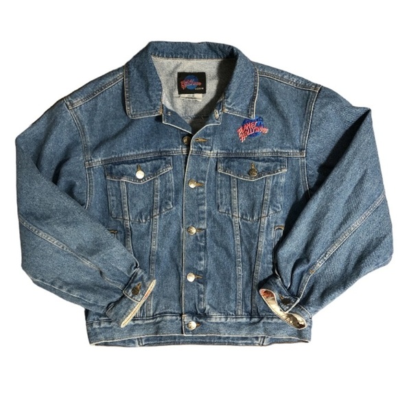 Planet Hollywood Jackets & Blazers - Planet Hollywood Lake Tahoe Vintage Denim Jacket